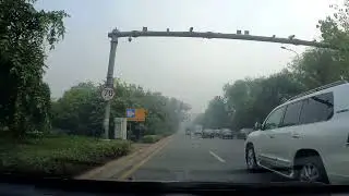 Beautiful foggy Lahore