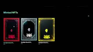 ✨ The First Three Starlight Shards NFTs Have Been Minted! ✨