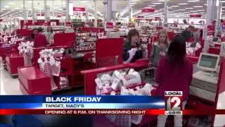 Target to open at 6 p.m.  on Thanksgiving Day