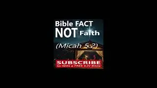 The Birth of Jesus (Micah 5:2)