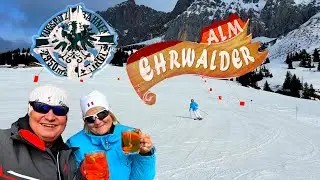Skifahren ⛷️ auf der Ehrwalder Alm und Besuch der Zugspitze 🚠🏔️