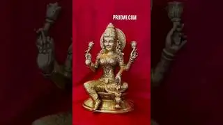 Amazing brass goddess Lakshmi statue by prudwi.com || brass Lakshmi statue | Brass idols online