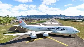 Japan Airlines 747 BLASTS Off Over Maho Beach | Extreme Takeoff
