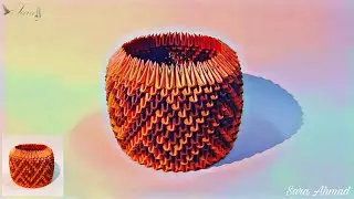 How to make 3d origami Box 67