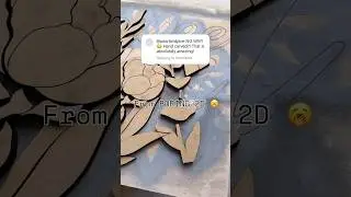 How I carve 3D florals! #diy #woodwork #artist #maker
