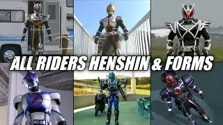 Kamen Rider Faiz - All Riders Henshin & Forms