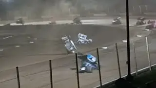 (8/1/25) Bradley Bateson Flip Millstream Speedway AFCS 305 Sprints (My Pov)
