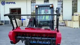 Rippa RS20 Skid Steer with Land Leveler: Site Prep Power in One Pass#rippa #skidsteer