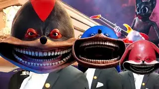 ☄️Sonic Horror Skunx - coffin dance meme song 2025☄️ PART 2