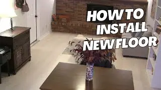 Installing Stainmaster Flooring from Lowes- Ambleside Elm