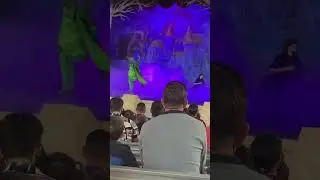 The beast turning back into the prince in beauty and the beast 🥀🌹 in Hollywood studios in Disney