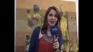 رنا جعفر ياسين تلتقي بالفنان التشكيلي احمد نصيف في الاردن في برنامج كنا هناك على قناة السومرية 2011