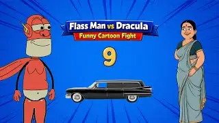 Flass Man and Dracula Comedy Story | Telugu Ep 9||