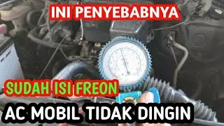 Setelah isi freon AC mobil tidak dingin.Penyebab AC mobil mendadak tidak dingin.Servis AC mobil