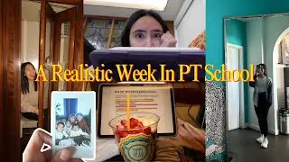 DPT SCHOOL WEEK IN MY LIFE | Lots of studying, gym, and managing the stress of grad school