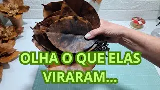 Como fazer mandala r&uacute;stica com Folhas Secas Molinhas&rdquo;