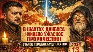УЖАСНАЯ НАХОДКА В ШАХТАХ ДОНБАССА! Пророчество старца, которое нашли ТОЛЬКО СЕЙЧАС пугает