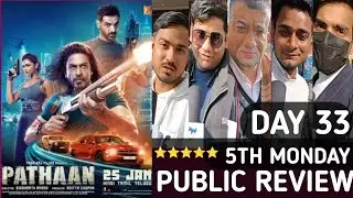 Pathaan Day 33 Public Review || pathan 5th Monday Public Reaction #shahrukhkhan #johnabraham #yrf