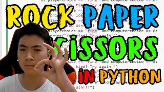 How to make a ROCK, PAPER, SCISSORS GAME in Python! | Random Modules | 2022 (Working) | Easy Coding