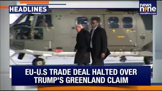 Trump demands Greenland | Trump says only U.S. can defend Greenland | Top Headlines | News9
