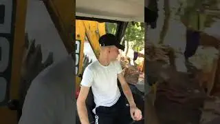 Работа на экскаваторе JCB 3CX Super