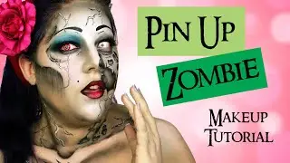 PIN UP ZOMBIE || DEAD GIRL: Makeup tutorial