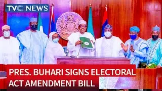 BREAKING NEWS: President Buhari Signs Electoral Act Amendment Bill 2021 Into Law