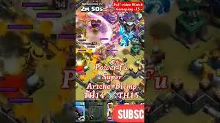 Super Artcher + Blimp smashed TH15 ⚔️ #coc#atlee#blimpattack#easy3star#gameplay#superartcherblimp