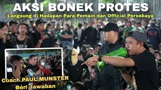 Full video aksi Bonek Protes di Hadapan Pemain dan Official setelah Persebaya vs Persita di GBT