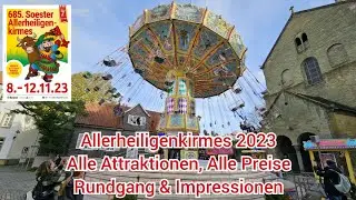 Allerheiligenkirmes Soest 2023 - Alle Attraktionen, Alle Preise, Rundgang & Impressionen