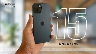 iPhone 15 UNBOXING & First Look &bull;Black (128GB) &bull;Dynamic Island