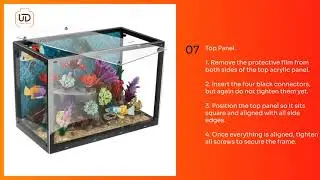 Uniquedisplay Display Case for LEGO 10366 Tropical Aquarium &ndash; Assembly Tutorial