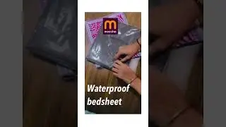 Bedsheet @Meesho  #meesho #viralvideo #shorts #meeshohaul #bedsheets #waterproof