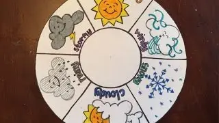 Make a weather wheel for kids
