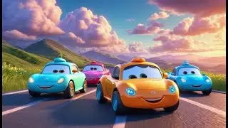 Five Toy Cars Count to Ten | Fun Counting Song for Kids | Nursery Rhymes and Baby Songs