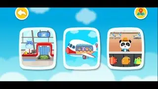 Baby Panda`s Airport/Flight Journey Tips/ Babybus Airplain Safety Game.