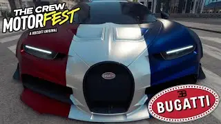Using the BUGATTI CHIRON in the Grand Race **CRAZY FAST** - The Crew Motorfest