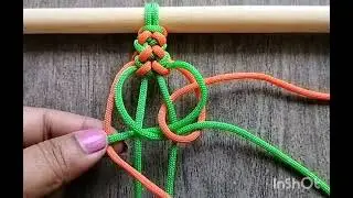 How to make the Modified turbine blades paracord bracelet