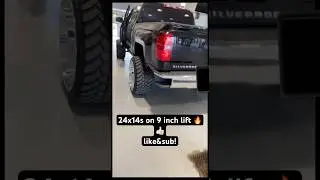 24x14 on 9 inch lift!🔥👍🏻 #trokas #trokiando #liftedtrucks #trucknation #offroad #cheyenne #wheels