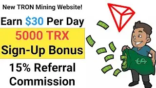 TRXAU.COM Get 5000TRX for registration, the most profitable mining website in 2022