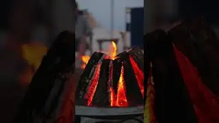 Family Beach Bonfire