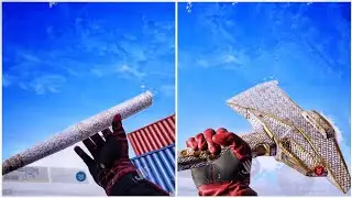 SECONDARY MELEE WEAPONS DIAMOND CAMO | KNIFE + AXE + BASEBALL BAT + SHOVEL
