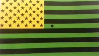 American Flag Optical Illusion