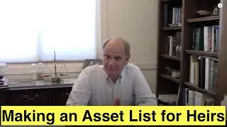 Making An Asset List for Heirs