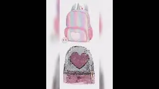 glitter vs sequence school bags. #shorts.