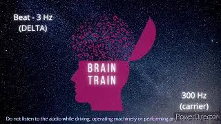 3Hz Binaural DELTA Beats at 300Hz ( MEDITATION , SLEEP, DEEP SLEEP, ) * use earphones.
