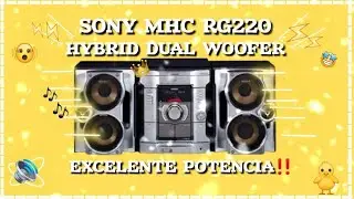SONY MHC RG220 💛🐥 / Фантастический дизайн и превосходный звук [Последнее видео 2025 года‼️, С Нов...