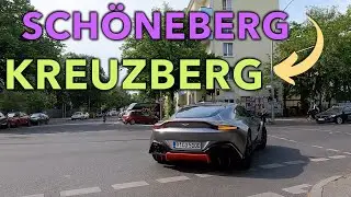 Driving in BERLIN, SCH&Ouml;NEBERG to KREUZBERG 🇩🇪 - Germany