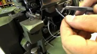 NC860 CARPET SERGER (Threading, Oiling, Timing)