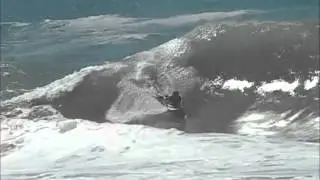 Bodyboard wipeout